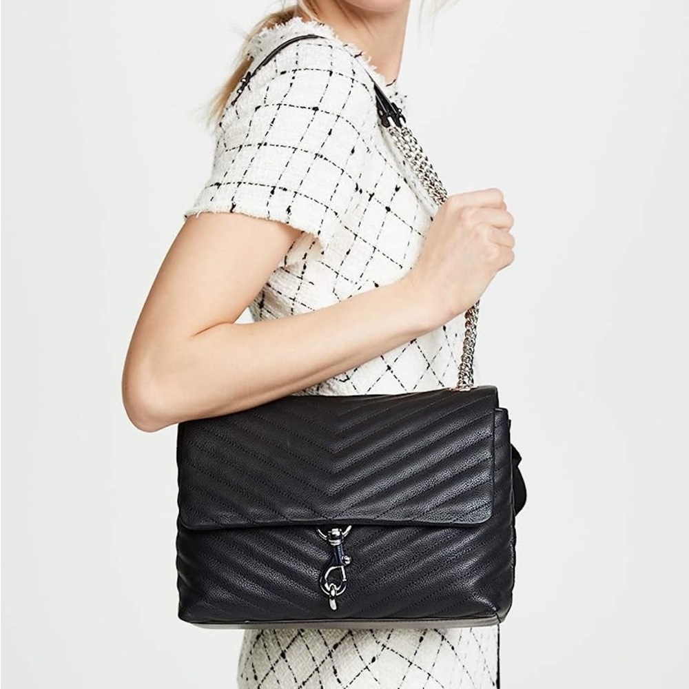 Rebecca Minkoff Quilted Edie Flap Shoulder Bag